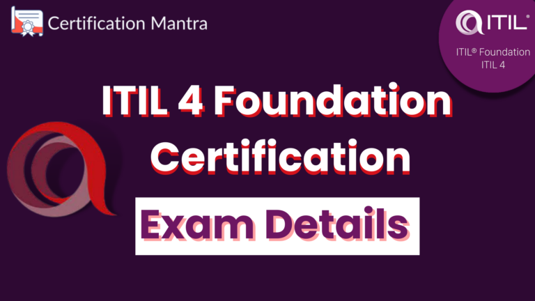 itil v4 certificate
