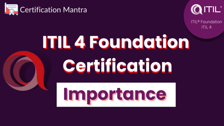 itil v4 certification course