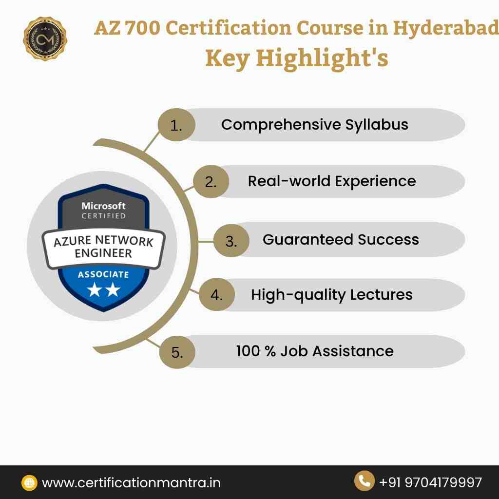AZ 700 certification training in hyderabad key highlights