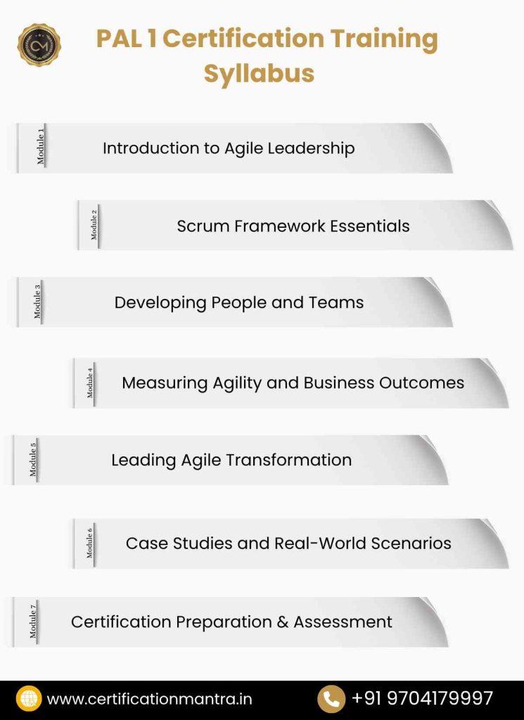 PAL 1 Certification Training in Hyderabad syllabus