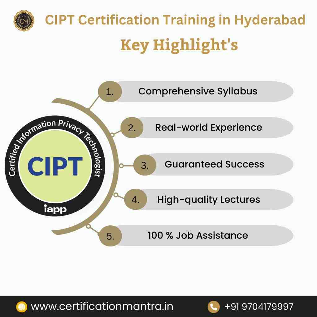 CIPT Certification Training in Hyderabad key highlights