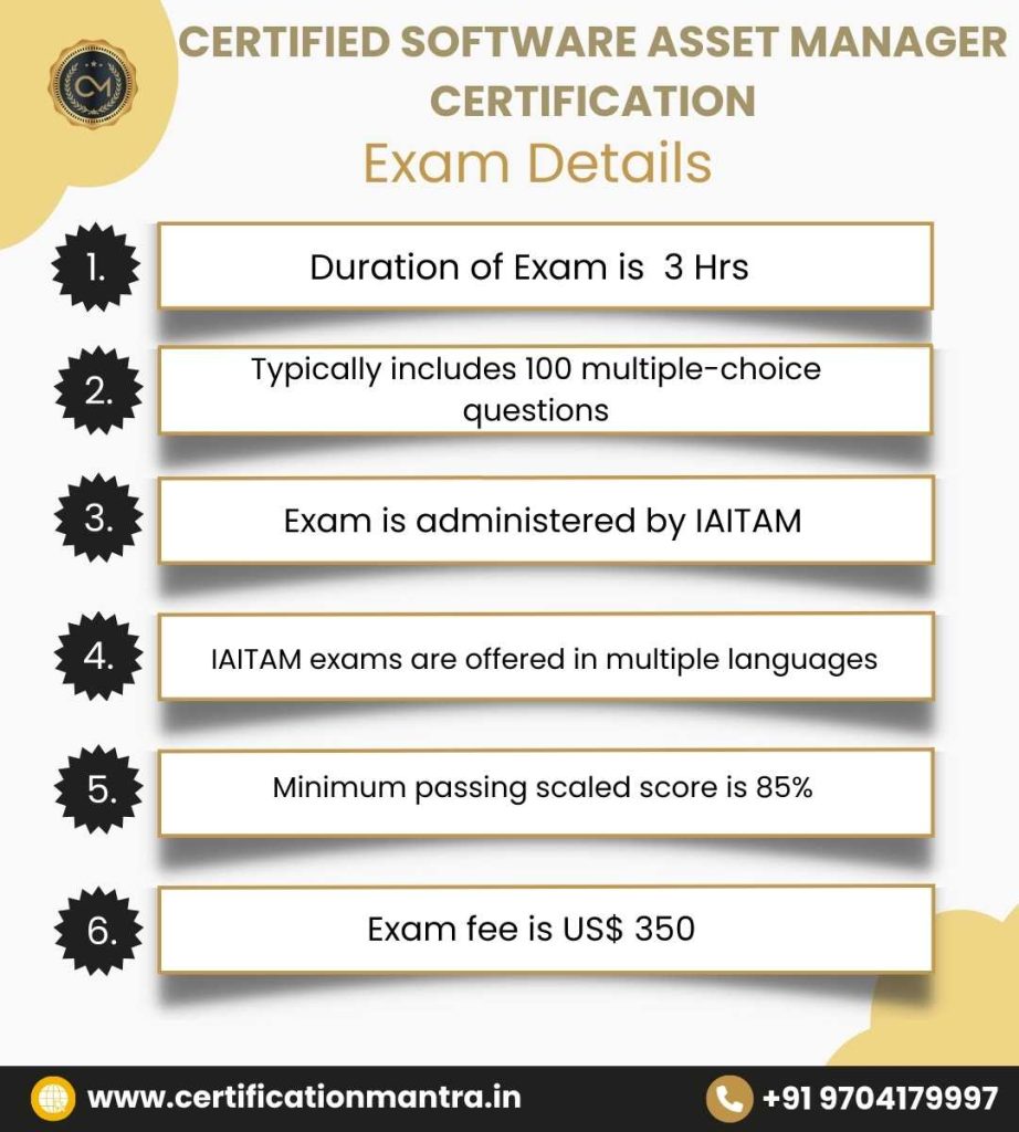 CSAM Certification Training in Hyderabad Exam details