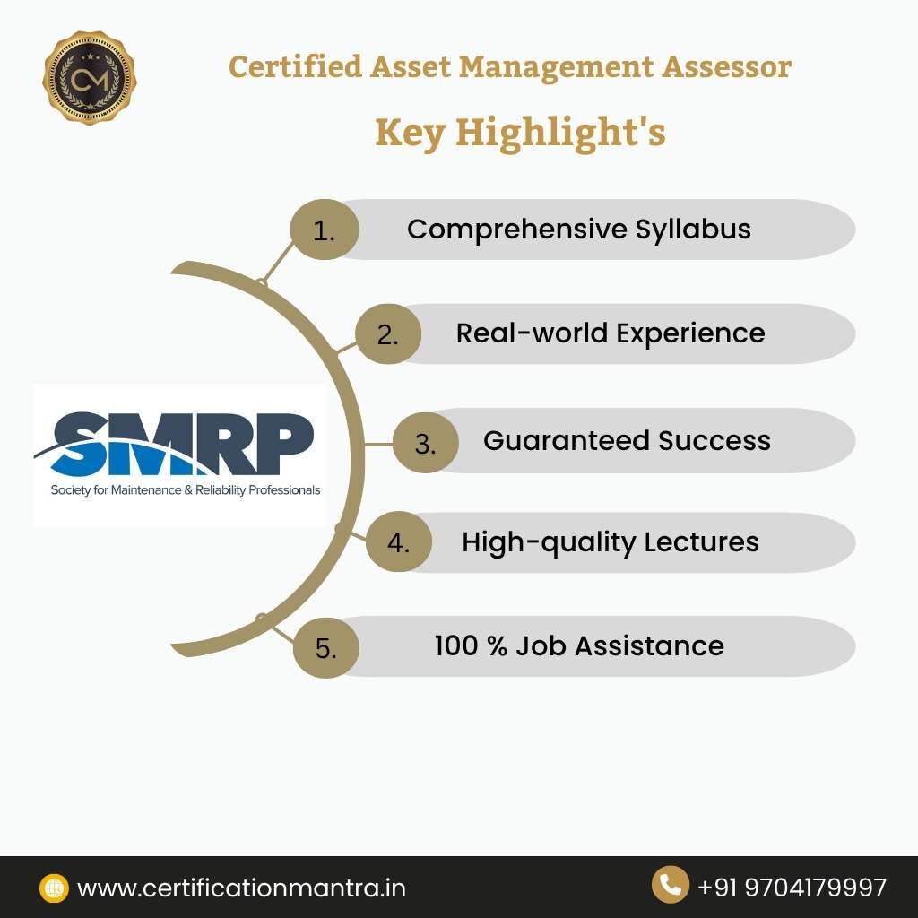 CAMA Certification Training in Hyderabad Key highlights