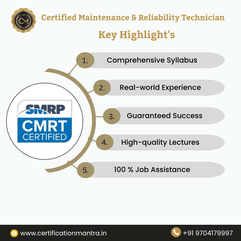 CMRT Certification Training in Hyderabad Key highlights