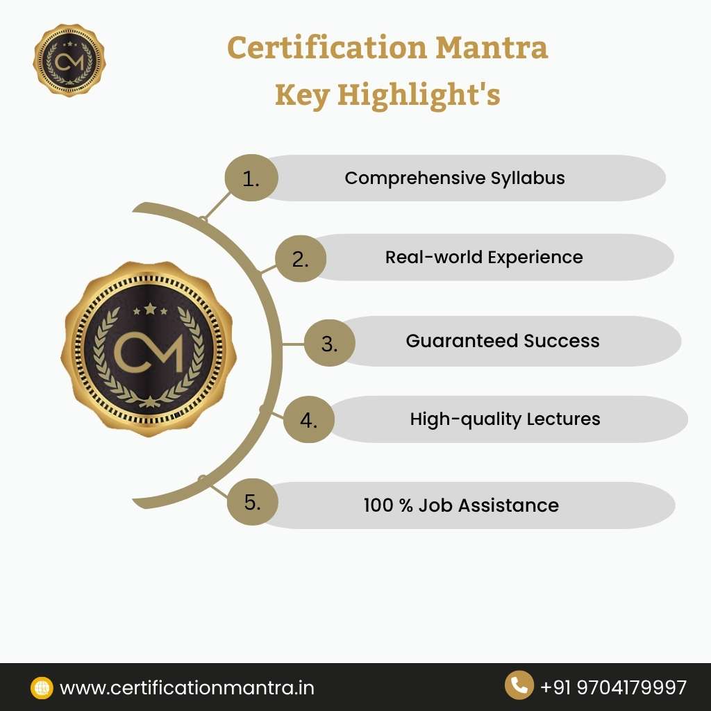 Certification Mantra Key Highlight