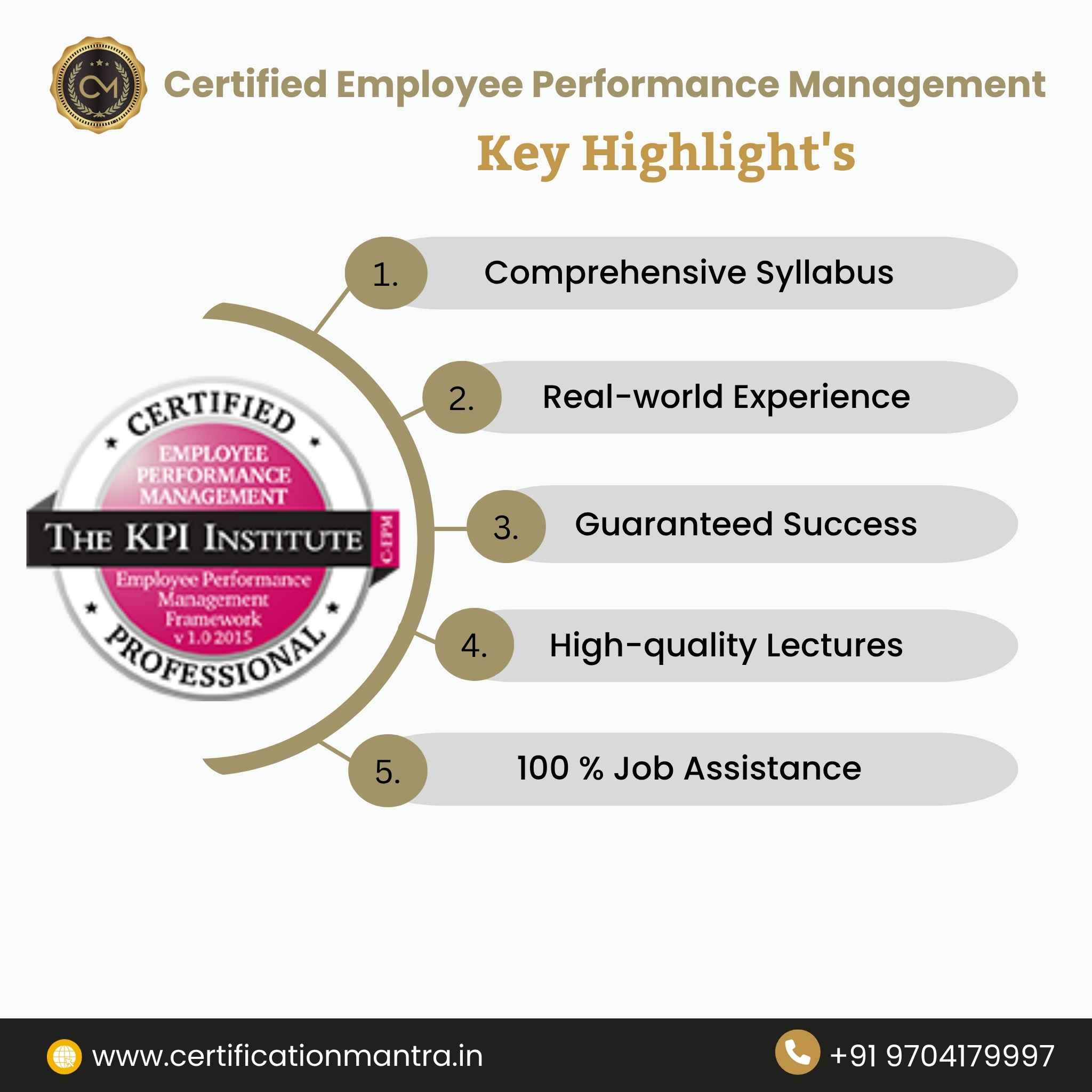 Certified Employee Performance Management Training in Hyderabad
