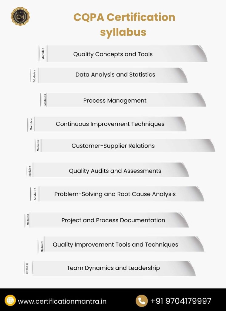 Certified Quality Process Analyst (CQPA) Certification Training in Hyderabad