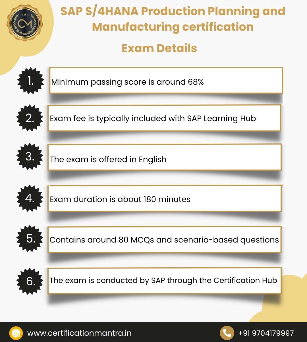 Best SAP S/4HANA Production Planning and Manufacturing Certification ...